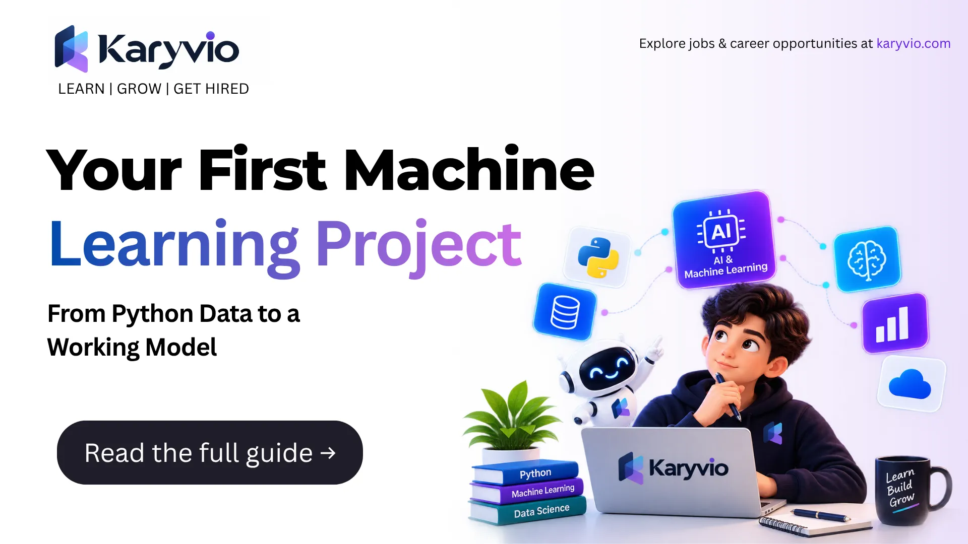 Your First Machine Learning Project: From Python Data to a Working Model