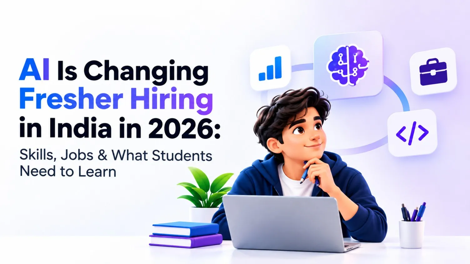 AI Is Changing Fresher Hiring in India in 2026: Skills, Jobs & What Students Need to Learn