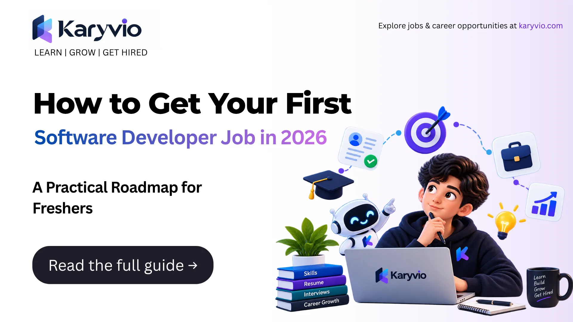 How to Get Your First Software Developer Job in 2026: A Practical Roadmap for Freshers